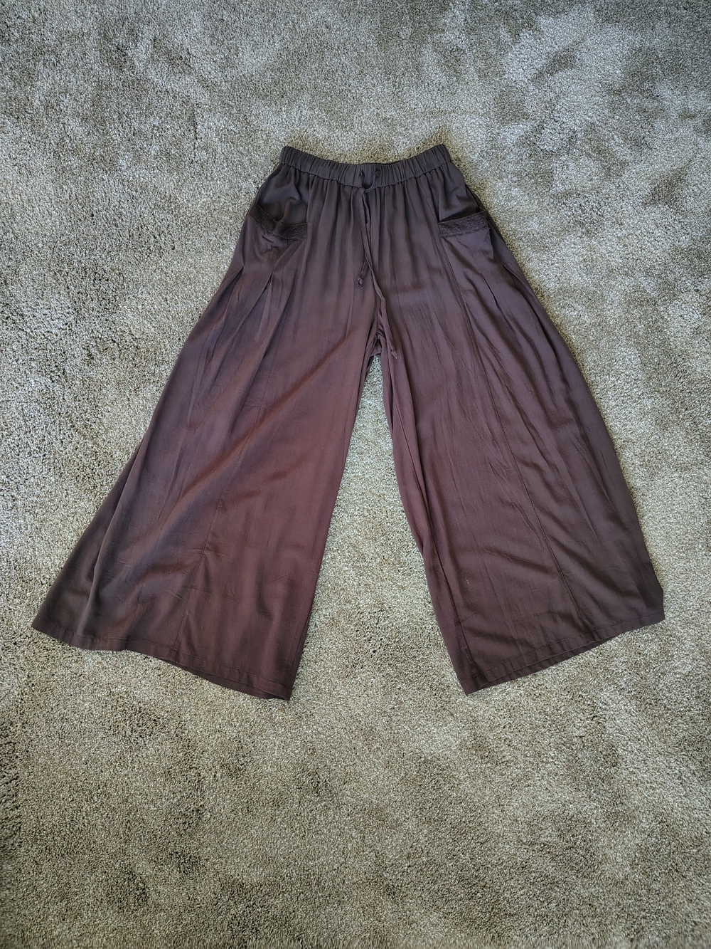 Target Wide-Leg Pull-On Pants in Chocolate Brown